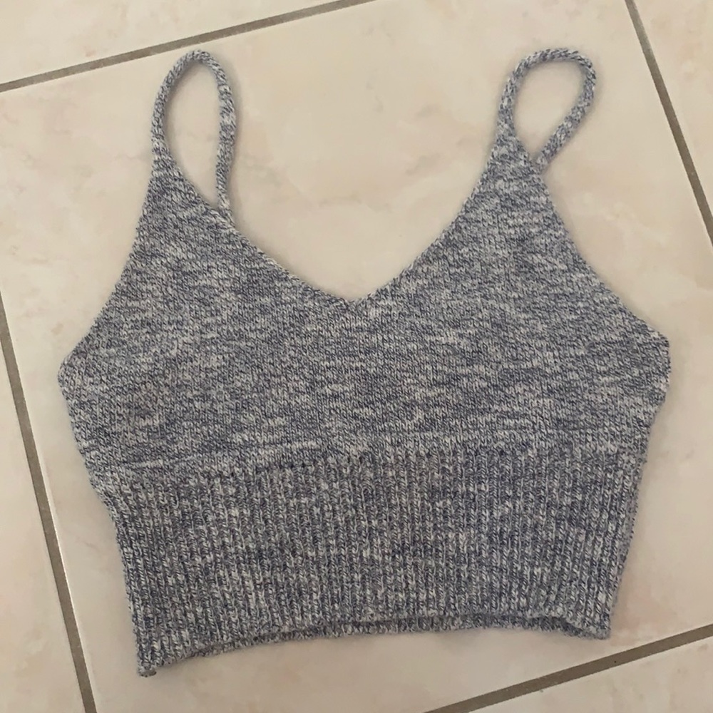 Knit crop top